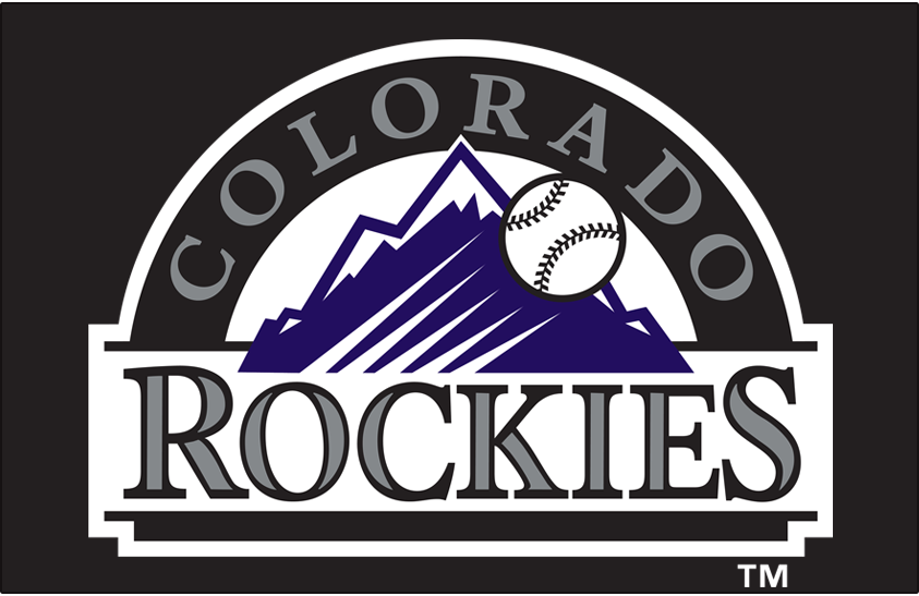 Colorado Rockies 1993-2016 Primary Dark Logo iron on transfers for fabric